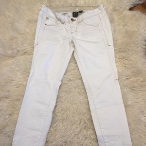 Armani Exchange White Jeans